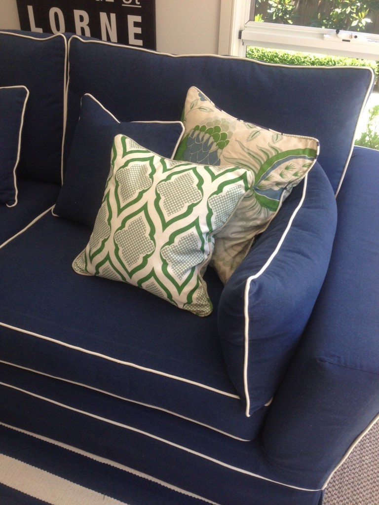 naomi freier interiors cushions blue and green